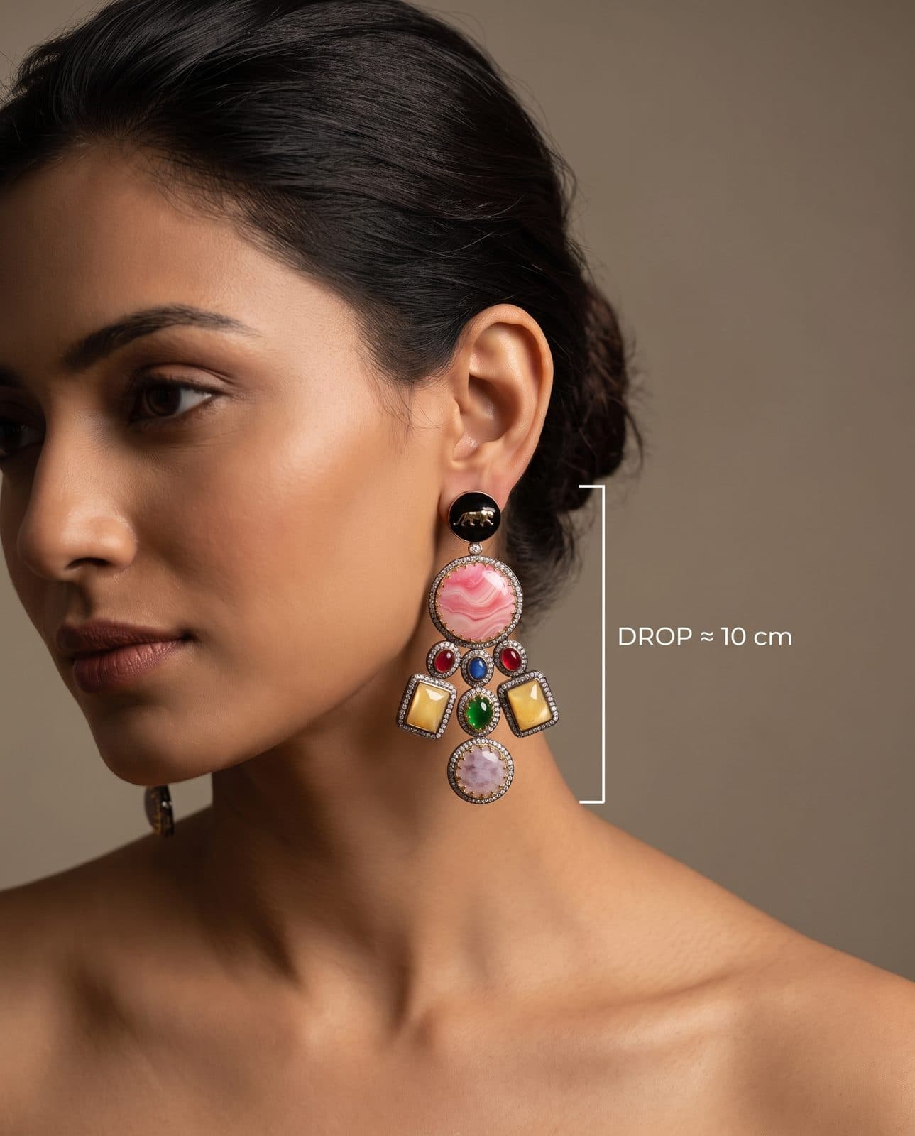 Gulabi Sang Panther Drops — scale view