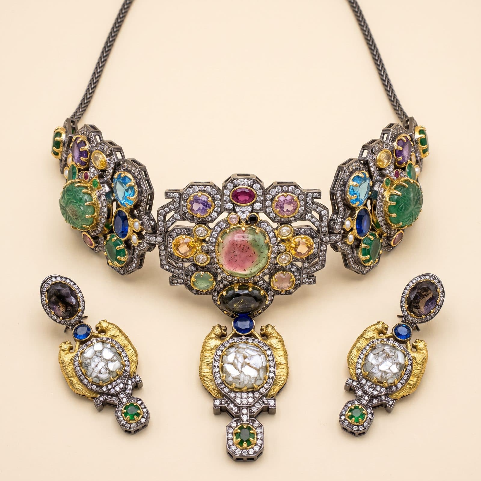 Sheesh Mahal Choker Set — hero view